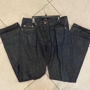 A.P.C. New Standard Size 28 Jean Classique Japanese Selvedge Raw Denim Unisex